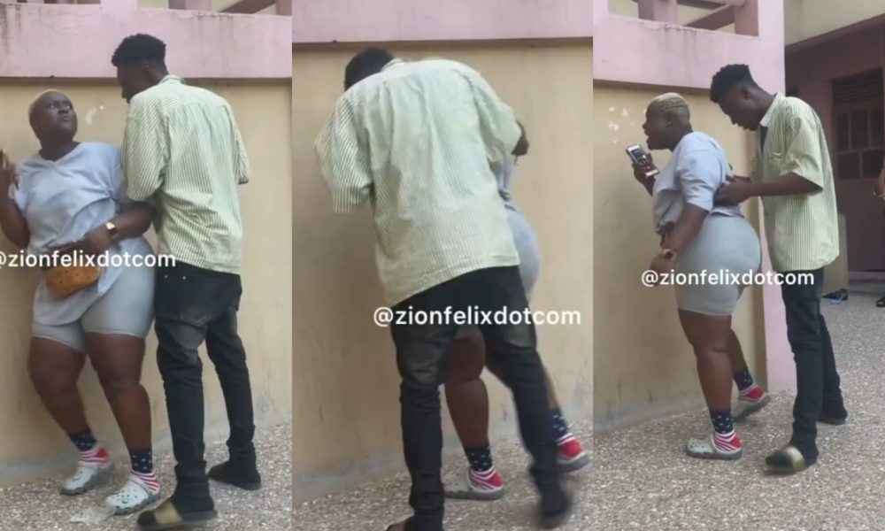 Young Man Seen S.m00ching Ama Tundra’s Huge Nyash (+Video) Ama Tundra