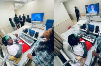 Kuami Eugene Shares Recovery Video From The Hospital After Car Accident