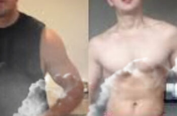 Enjoying White Shampoo From His Dick Video Leaked On Twitter Enjoying White Shampoo From His Dick Video Leaked On Twitter