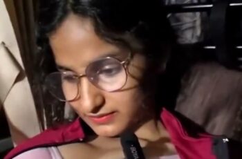 Tamil Girl Khadija Stuns Nude with Daring Bus Show